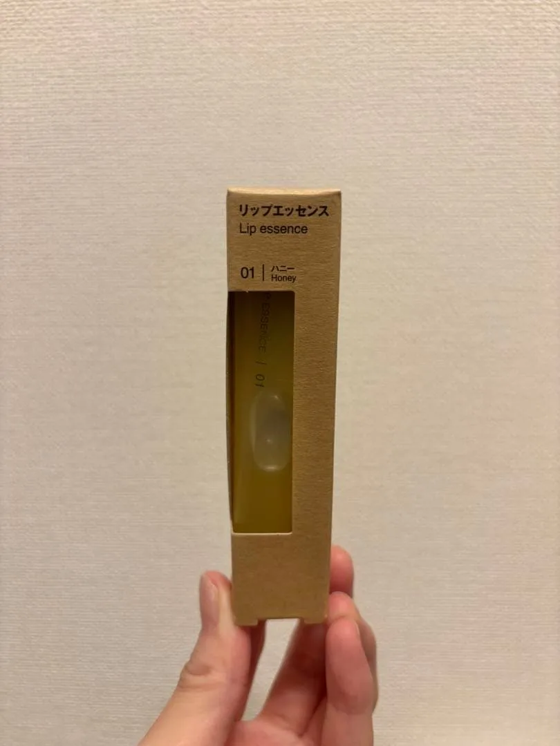 【新品未使用】無印良品 リップエッセンス 01 ハニー