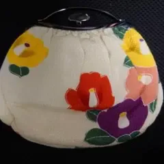 和装用バッグ 花柄 ガマ口