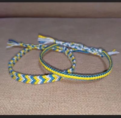 ミサンガ 2本セット ハンドメイド カラフル