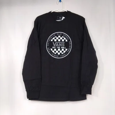 VANS 長袖Tシャツ ロンTブラック 黒色 Sサイズ