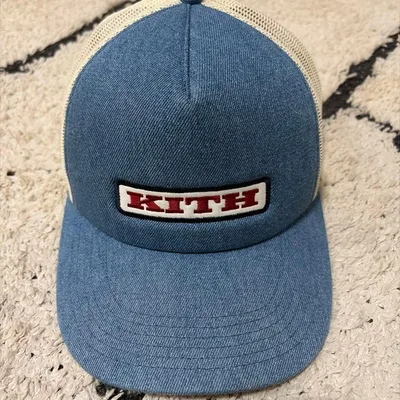 KITH キャップ デニム メッシュ