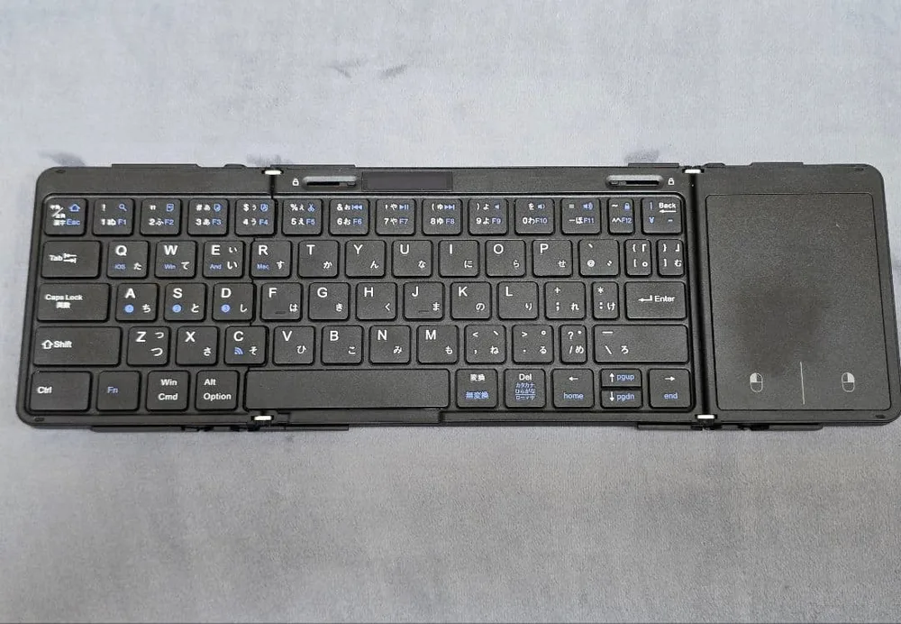EWIN 折りたたみ式Bluetoothキーボード タッチパッド搭載