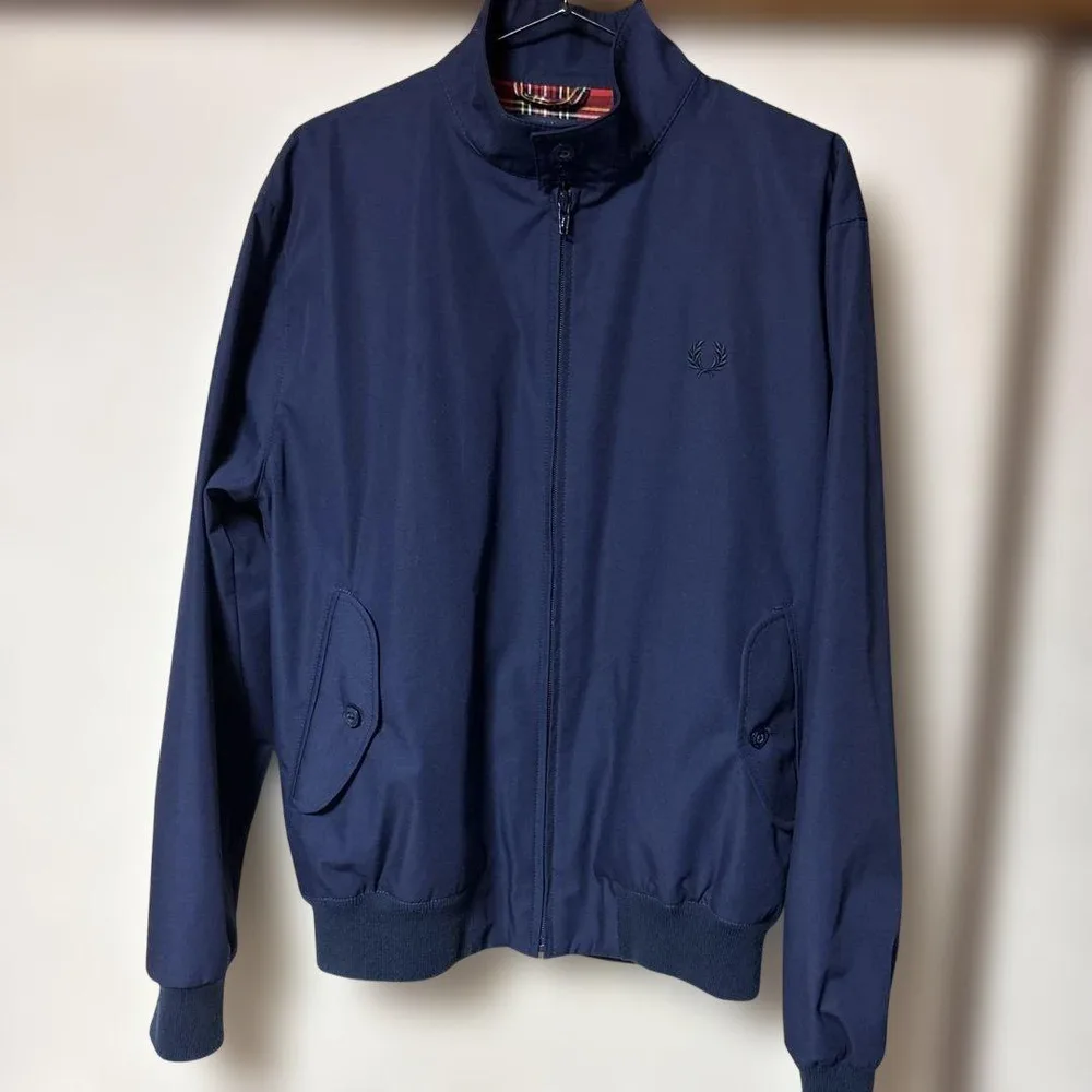 【美品】英国製 FRED PERRY スイングトップ/ハリントンジャケット/M