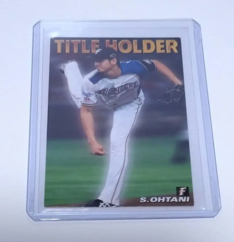 大谷翔平 カルビー 2016 TITLE HOLDER カード