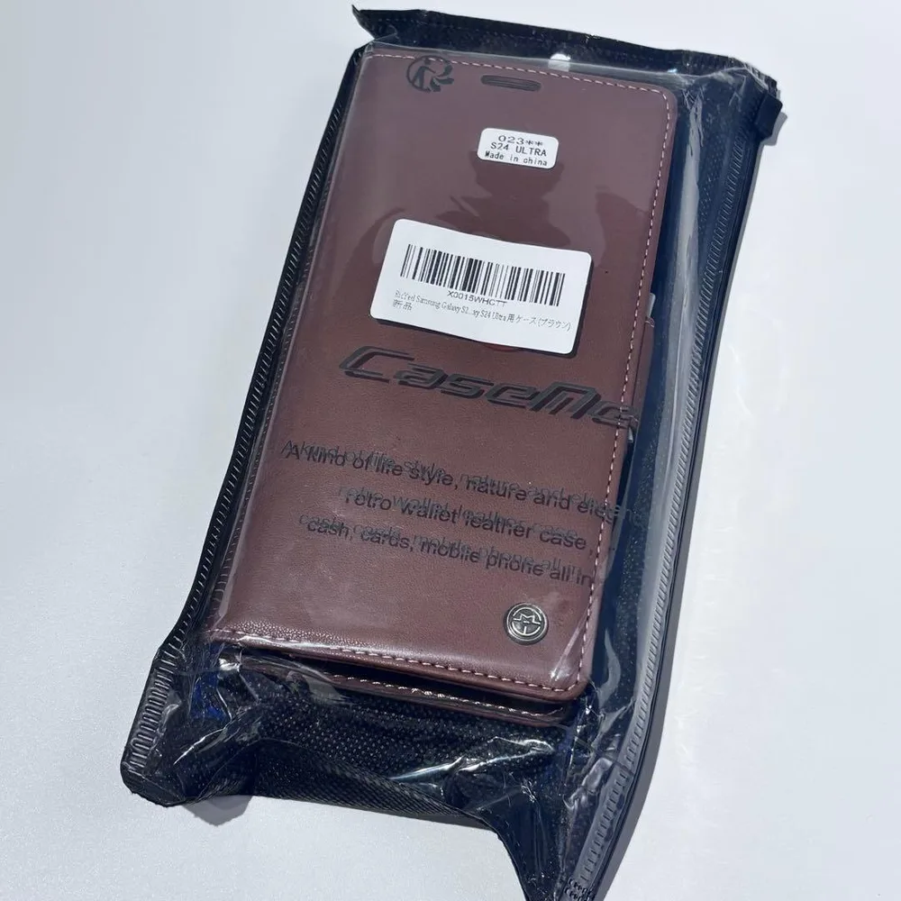 新品 Samsung Galaxy S24 Ultra ケース ブラウン