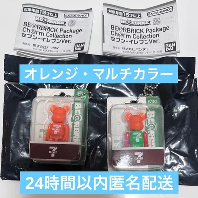 BE@RBRICK Package Ch@rm セブンイレブン オレンジ マルチ