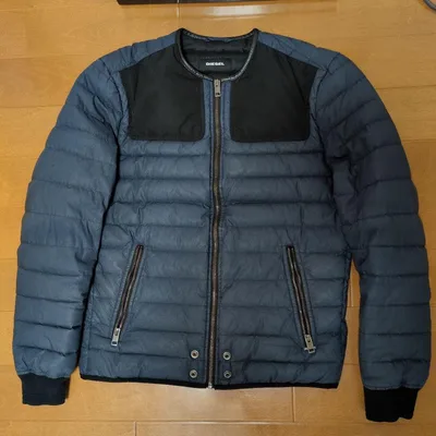DIESEL ネイビー ダウンジャケット