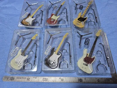 Fender ギターフィギュア 6種セット(壊れ物があるので値下げします)