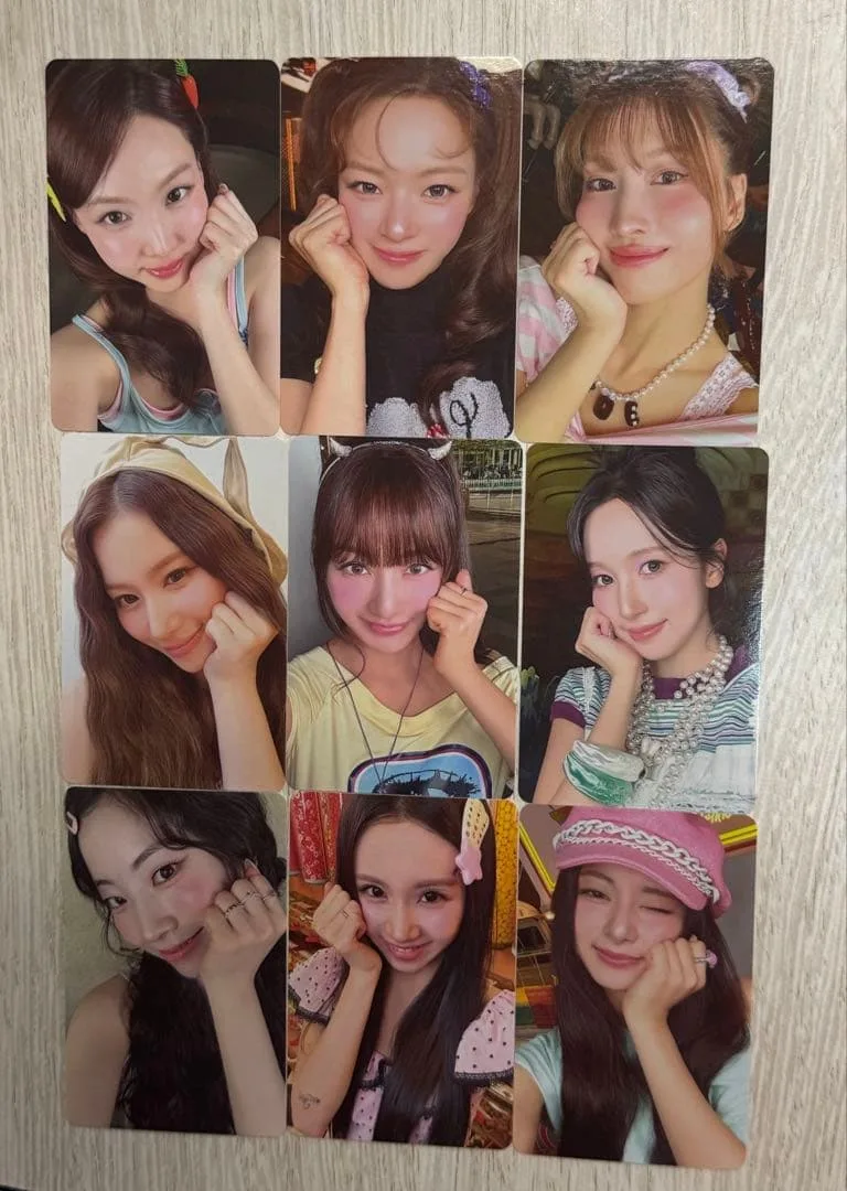 TWICE Fan Party 入場特典トレカ 9枚