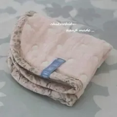 ハンドメイド ハンカチ 6重ガーゼ fuwara ピンクP