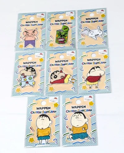 クレヨンしんちゃん ワッペン 8種類まとめ売り