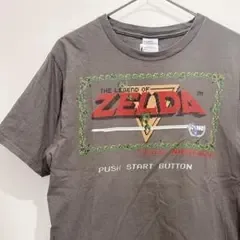 ゼルダの伝説 ファミコン版 初代ロゴ Tシャツ S 任天堂 レトロゲーム