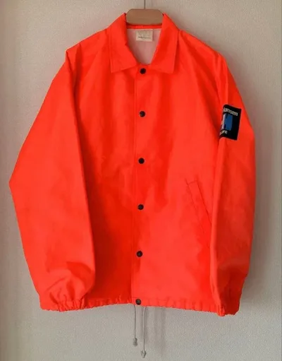 HELLY HANSEN vintage コーチジャケット 蛍光オレンジ