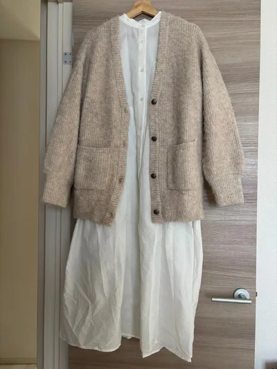 CIAOPANIC TYPY ニットカーディガン ピンクベージュ 美品