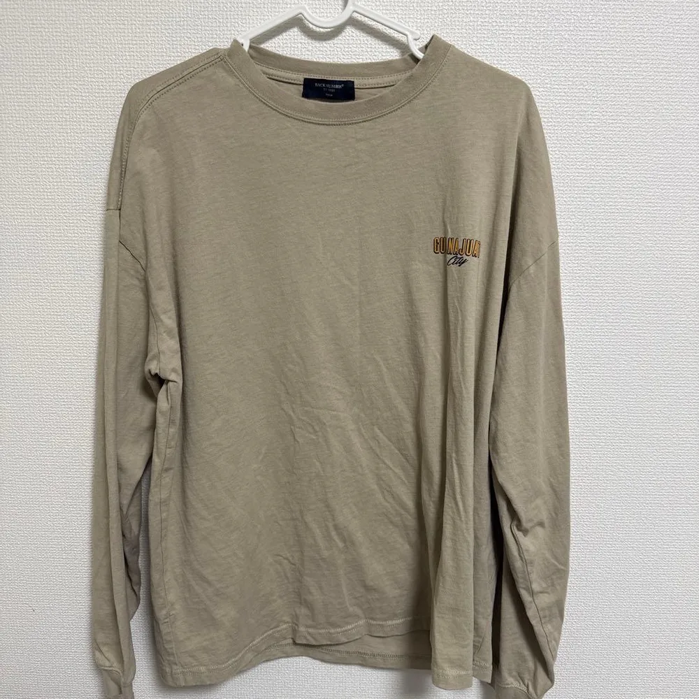 BACK NUMBER 長袖Tシャツ