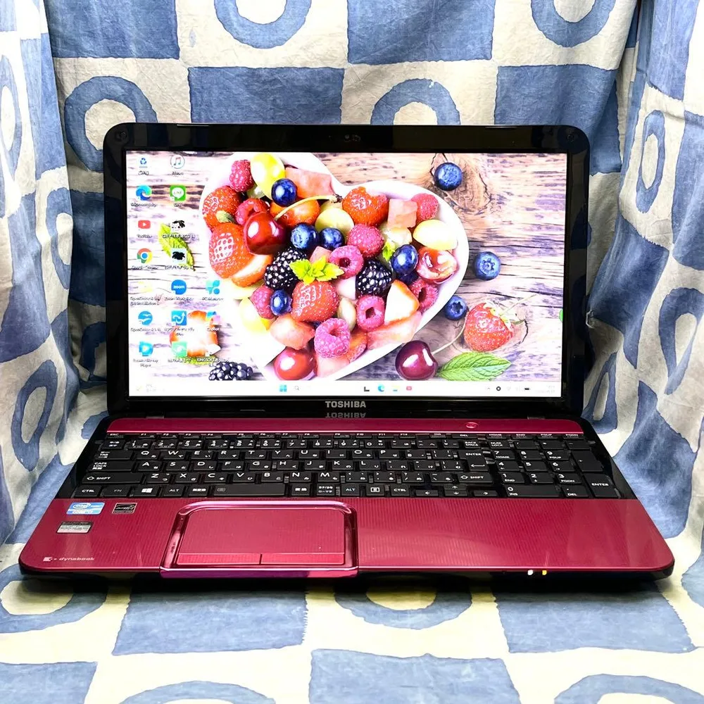 快速SSD240GB☆i7☆可愛いピンクPC♪ブルーレイ&カメラ付き!Win11
