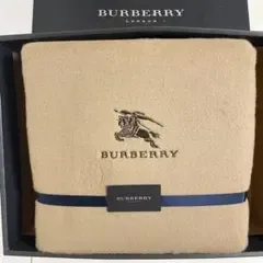 BURBERRY バーバリー ノバチェック ウール 毛布 ロゴ 刺繍 西川産業
