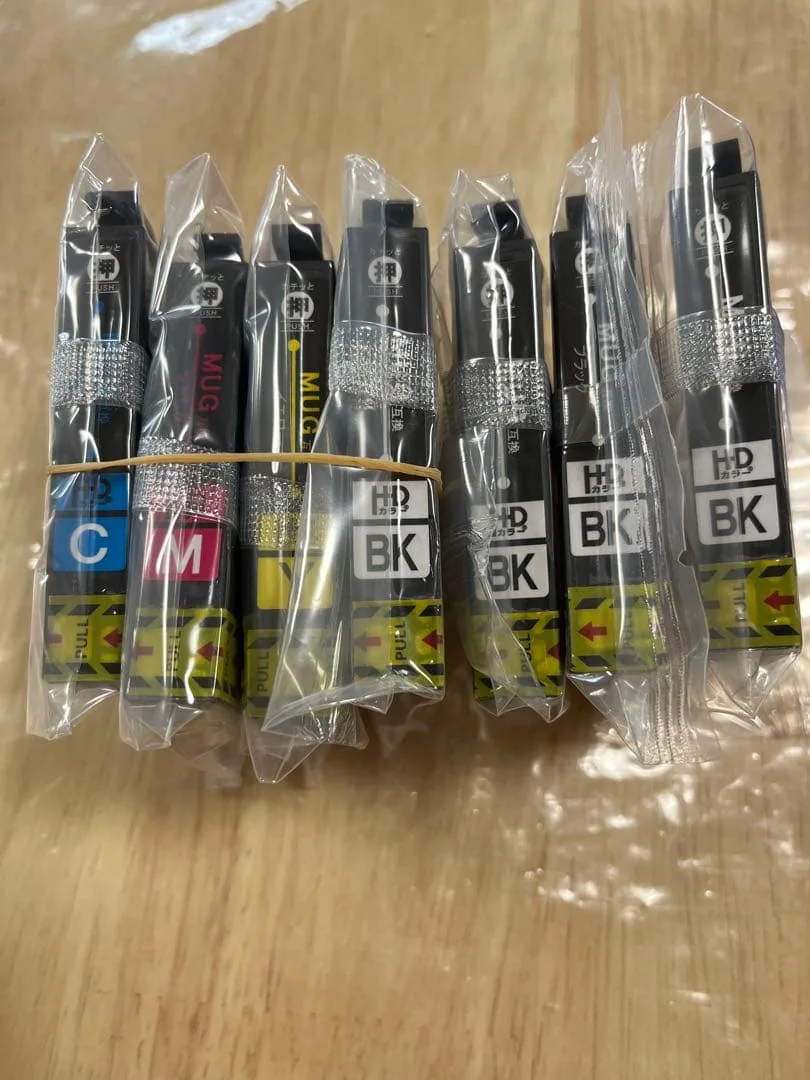 MUG-4CL(CMYK4色セット)+ MUG-BK3つインクカートリッジ