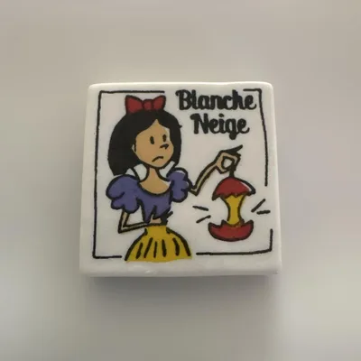 feve Blanche Neige เครื่องปั้นดินเผาสีขาวสโนว์ไวท์ สินค้าเบ็ดเตล็ดขนาดเล็ก