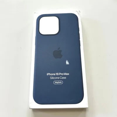 iPhone 16 Pro Max シリコンケース・デニム 678C11