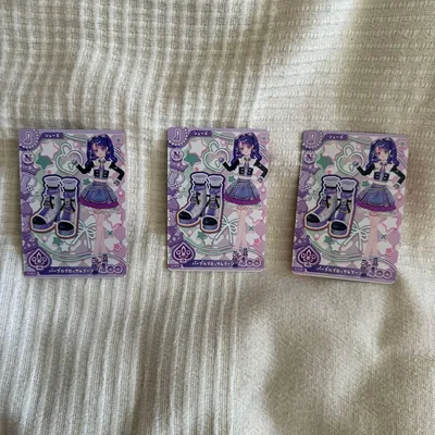 アイカツカード アイカツアンコール パープルブロッサムブーツ まとめ売り
