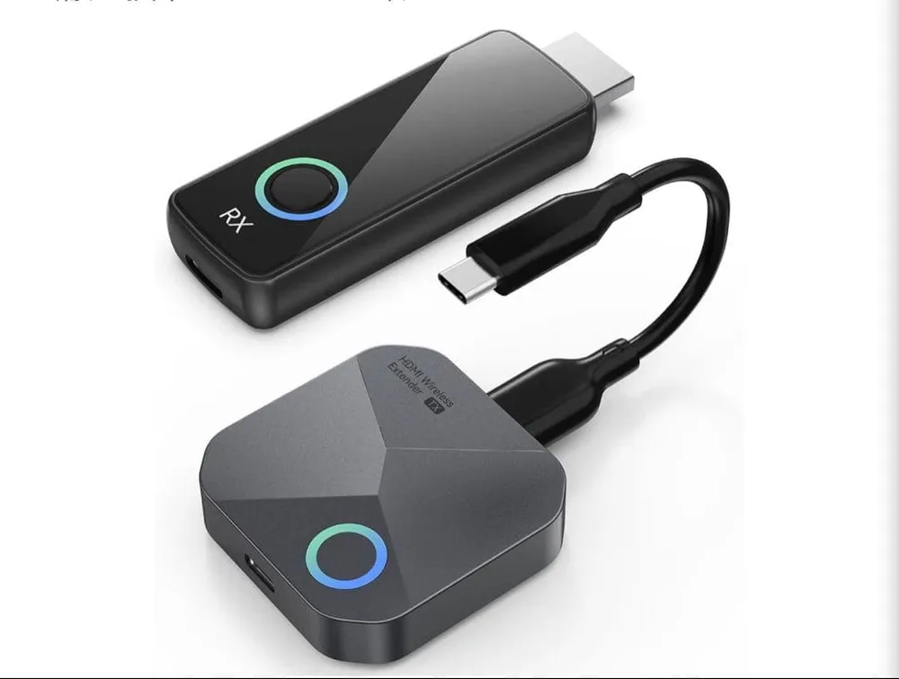 【新品】ワイヤレス HDMI エクステンダーUSB-C送信機&HDMI受信機