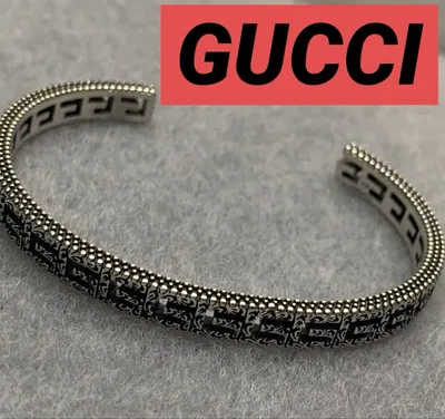 ✅良品 GUCCI グッチ シルバー バングル ブレスレット