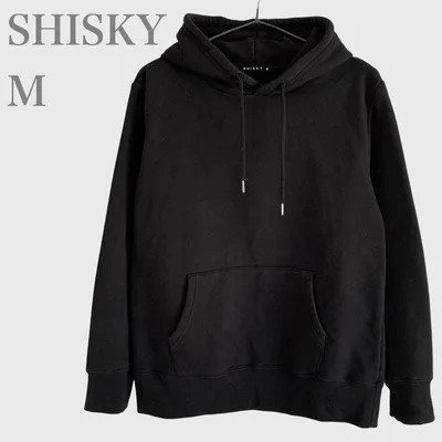 シスキー プルオーバーパーカー スウェット ブラック M シンプル