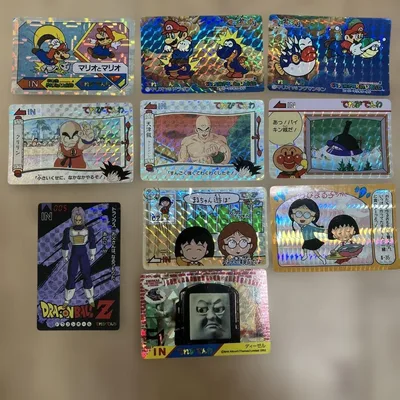 【当時物】平成レトロ てれびでんわ キラカード 10枚 マリオ ドラゴンボール