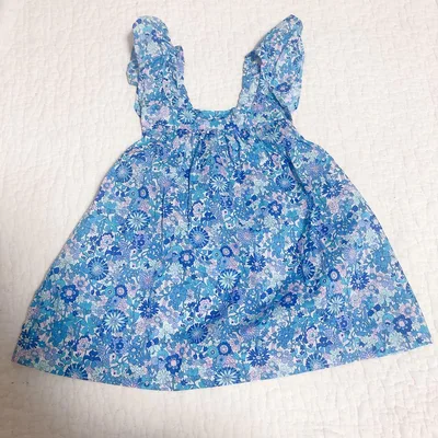美品 jacadi リバティ 花柄ブラウス 36m