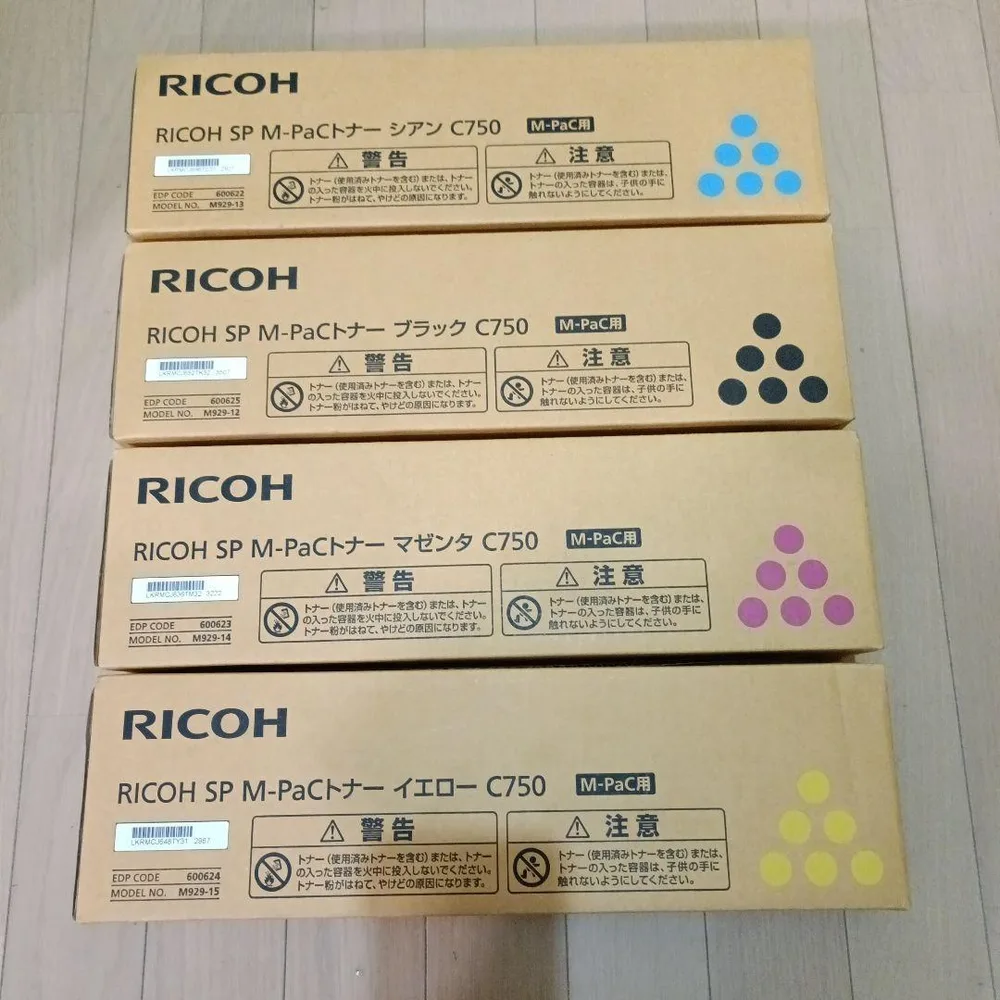 RICOH SP M-PaCトナー C750 4色セット