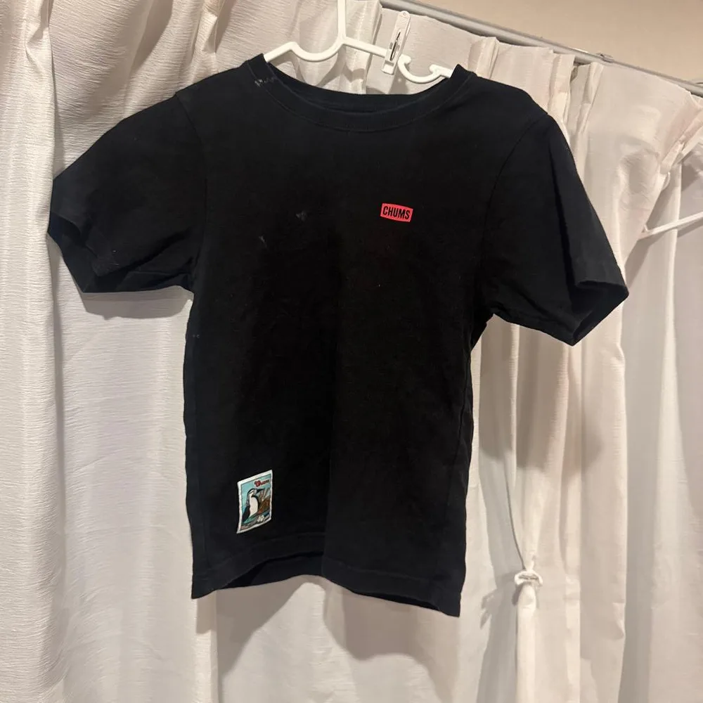 CHUMS キッズ Tシャツ ブラック 115-130cm