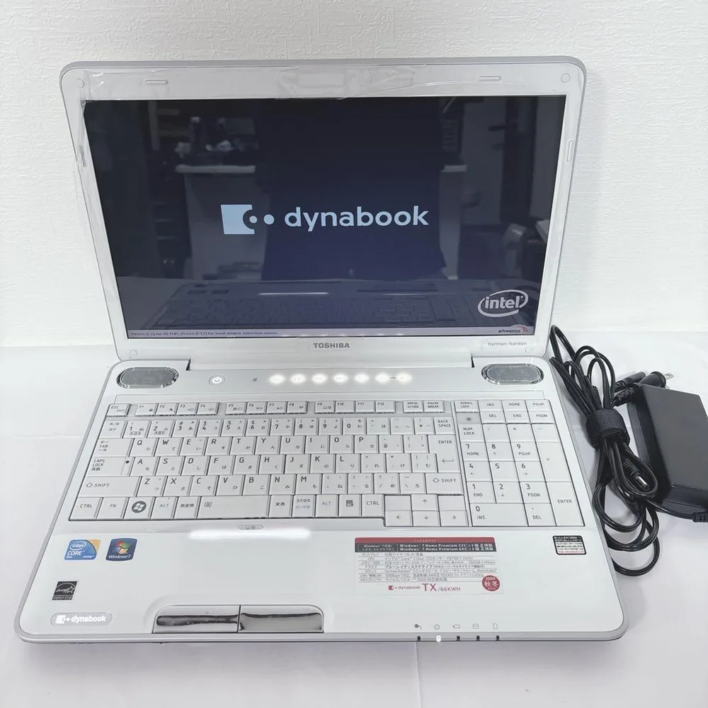 TOSHIBA dynabook ホワイト Windowsノート本体 ジャンク