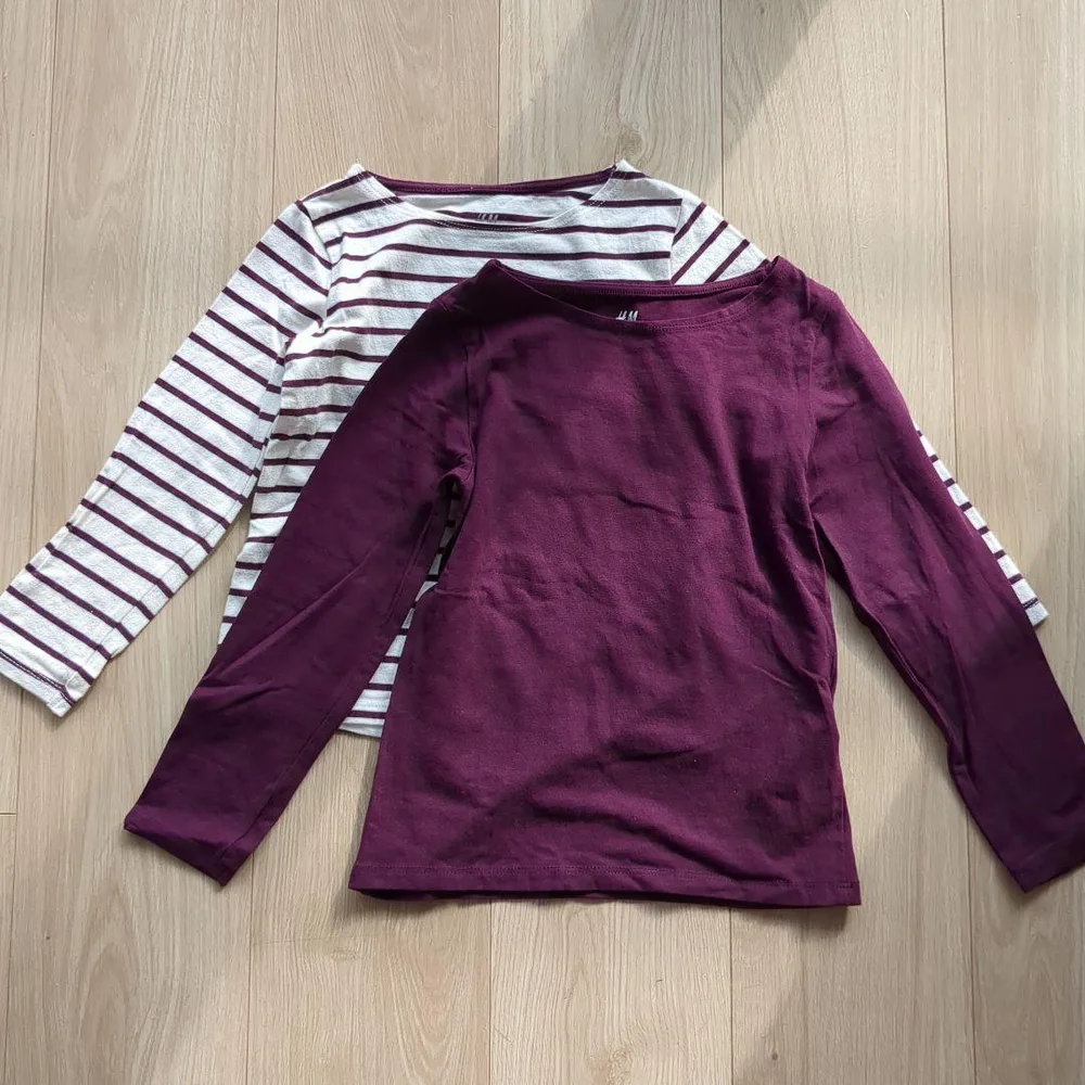 未使用 H&M 長袖カットソー 2枚セット 110