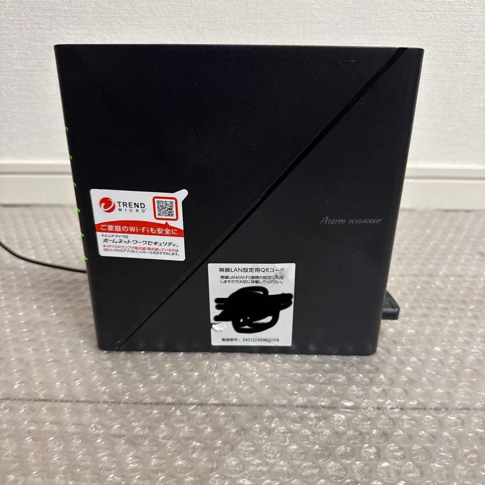 Wi-Fiルーター NEC Aterm WX5400HP