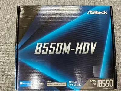 【新品未使用】ASRock B550M-HDV マザーボード 本体