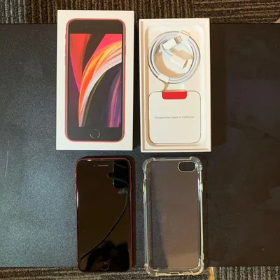美品 iPhone SE 第2世代 64GB レッド SIMフリー