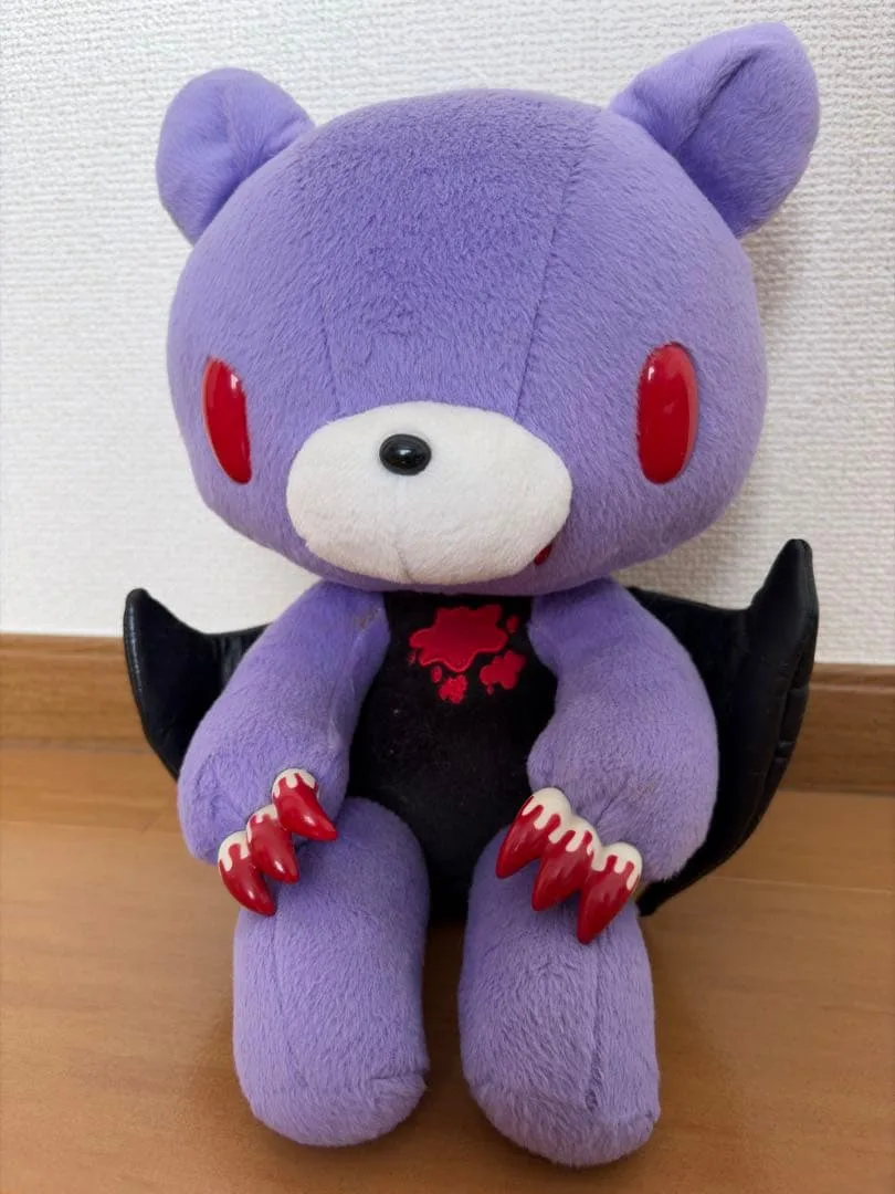 グル〜ミ〜 ぬいぐるみ パープル コウモリ