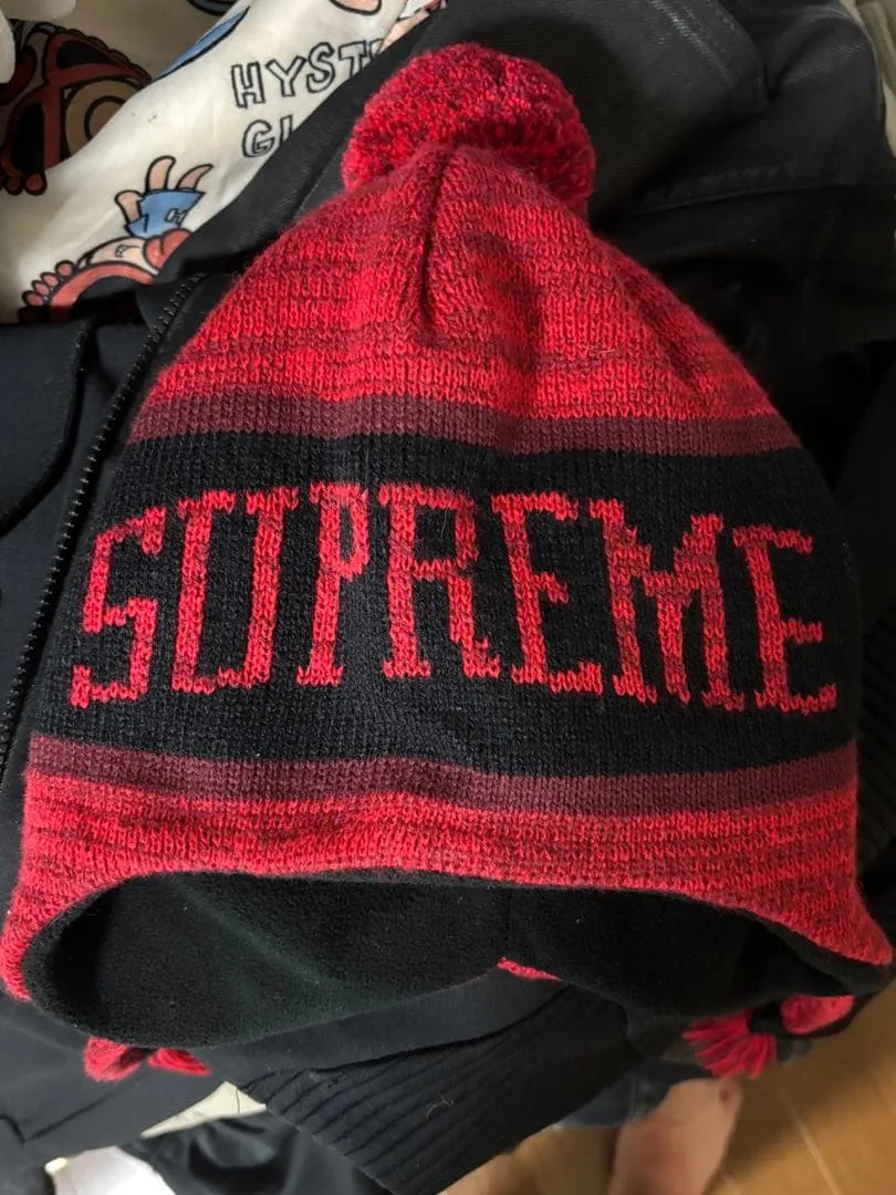 美品 Supreme ニット帽 ビーニー