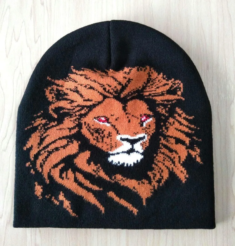 新品 Leo ビーニー ライオン ニット帽 unknown palace