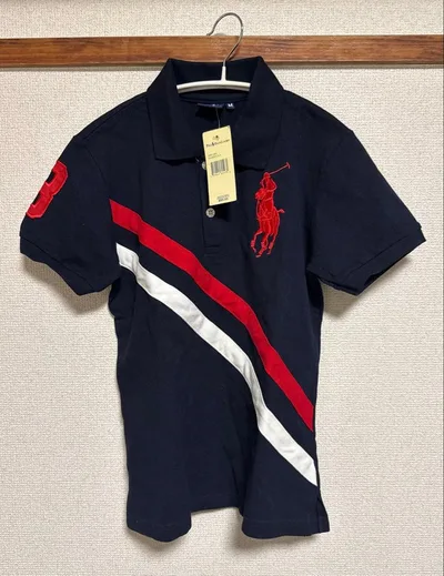 POLO RALPH LAUREN ポロシャツ ネイビー M