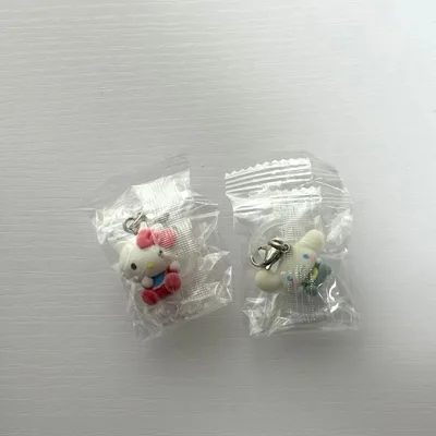 サンリオキャラクターズ ふわふわめじるしアクセサリー ハローキティ シナモロール