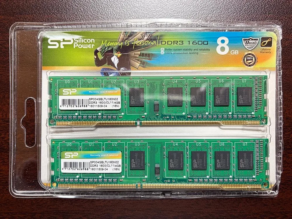 Silicon Power DDR3-1600 8GB (4GBx2枚) メモリ