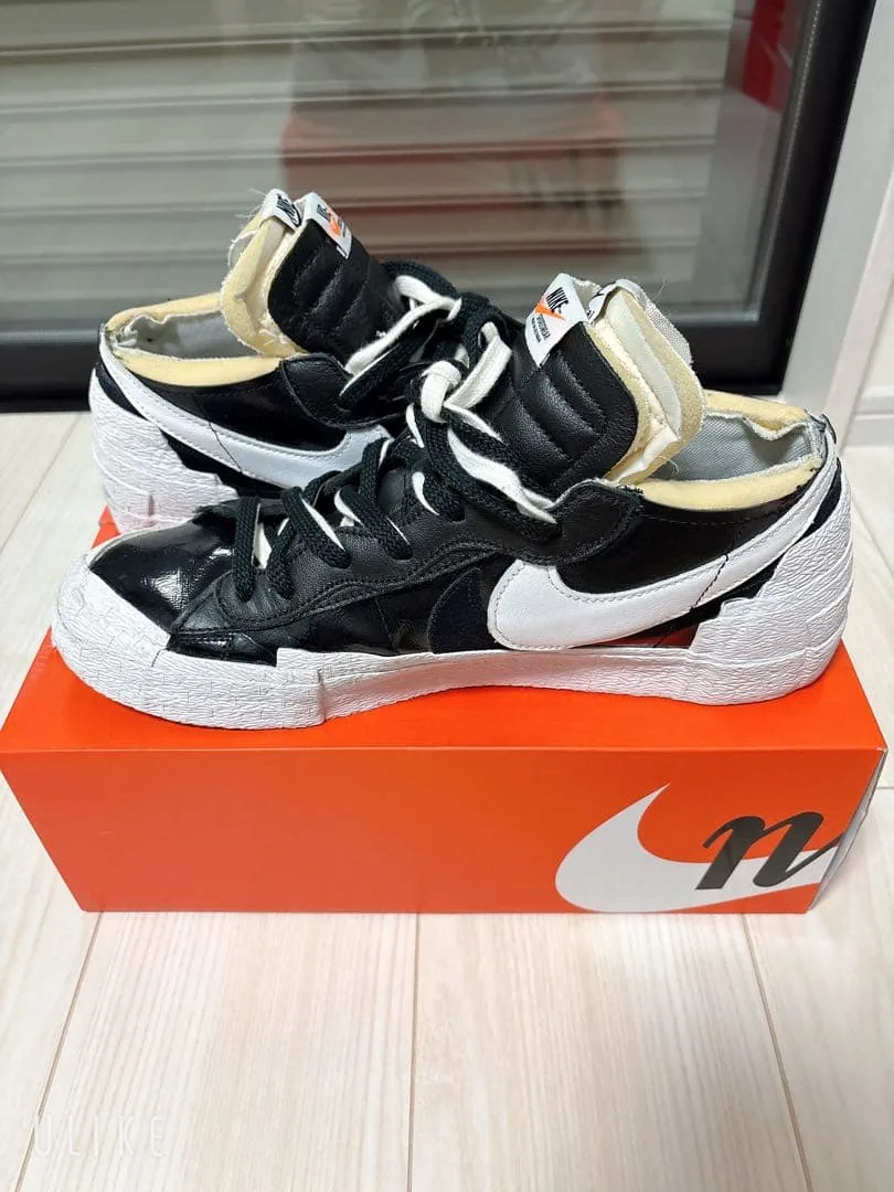 sacai × Nike Blazer Low Black 30㎝