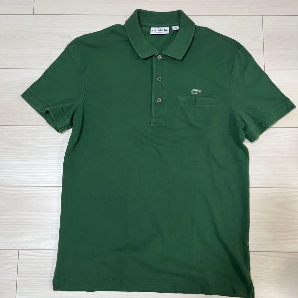 LACOSTE ラコステ ポロシャツ グリーン