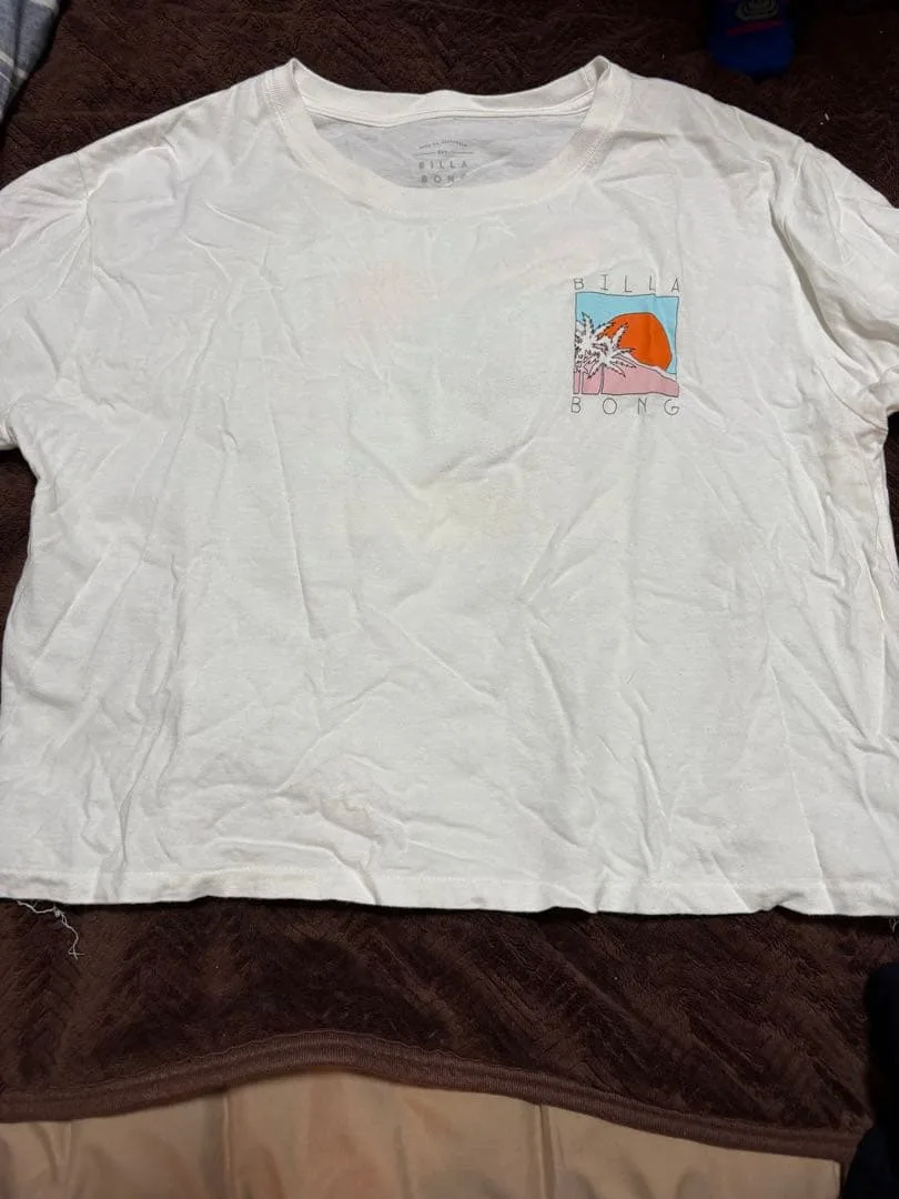 BILLA BONG Mサイズ ホワイト Tシャツ
