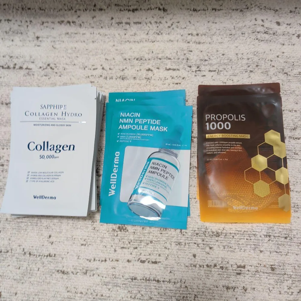 WellDerma シートマスク 3種セット