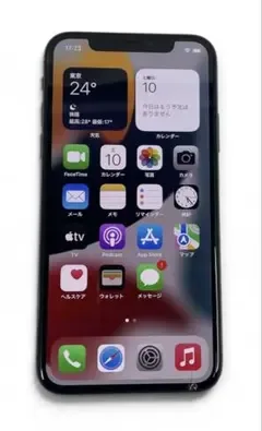 iPhone X 64GB スペースグレイ SIMフリー バッテリー75%