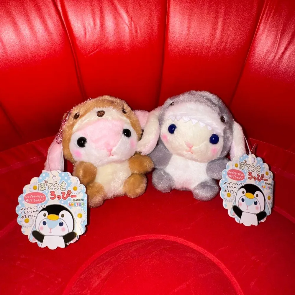 ぽてうさろっぴー ゆるぐるみシャーク ストロベリー ラピスラズリン