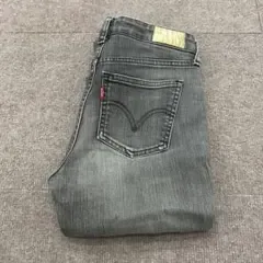 【SB363】 Levi's ストレートパンツ 28インチ ブラック 黒
